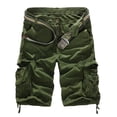 thumbnail image 2 of Pantalones de trabajo casuales holgados de moda para hombre, pantalones cortos multibolsillos de talla grande k19, se pueden fotografiar, 2 of 4