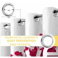 thumbnail image 4 of Valentine's Day Blackout Curtains for Bedroom/Living Room, Romantic Love Red Rose Petals Thermal Insulated Kitchen Drapes with Grommets, Light Blocking Window Treatment, 2 Panels 52" x 54", 4 of 7