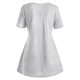 thumbnail image 2 of Más el tamaño de encaje Insertar Mock botón camiseta Rosegal Camisetas tallas grandes, 2 of 5