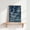 Rolled Canvas, variant on Blue Botanical Print, Cyanotype Style Wall Art, Indigo Leaf Poster, Moody Nature Decor