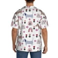 thumbnail image 7 of Goofa Cute Dog Printed Men's Casual Short-sleeved Shirt,Lightweight Breathable Button-down,Summer Casual men's top,Versatile Fashion shirt-Large, 7 of 7
