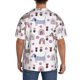 thumbnail image 3 of Balery Cute Dog Camisa Casual de Manga Corta con Botones para Hombre, Texturizada, Estilo Cubano, para Playa, Verano-Medium, 3 of 5