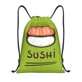thumbnail image 1 of Fotbe Fresh Sushi Bolsa Mochila con Cordón Estampada, Bolsa de Gimnasio Deportiva, Bolsa Cinch, Bolsa con Cordón para Hombres y Mujeres-Small, 1 of 6