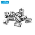 thumbnail image 3 of Unique Bargains Adaptateurs de Filetage Manchon Écrou Réducteur M5*0.8 Mâle vers M3*0.5 Femelle Insert de Réparation Écrou Vis Réducteur 6mm 10 Pcs, 3 of 6