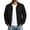Black, variant on kcavykas Men's Jacket Regular Fit Casual Jacket Stand Collar Long Sleeve Solid Color with Zip up Basic Everyday Outerwear Top for Daily Outing (Beige M)