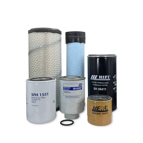 HERO® Maintenance Filter Kit For Kubota U55-5 Excavator