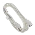 thumbnail image 1 of 35 Feet 16/3 SJTW White Power Extension Cord White Plug, 1 of 2