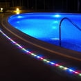 thumbnail image 4 of Solpex Solar String Lights Outdoor Rope Lights, 2 Pack Solar Powered Outdoor Waterproof Tube Light with 100 LED, 35.7 feet 8 Modes Copper Wire Fairy Lights for Garden Fence Patio Yard (Multicolor), 4 of 5