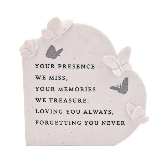 Thoughts of You Butterfly Graveside Standing Heart - Your Presence