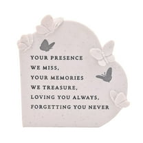 Thoughts of You Butterfly Graveside Standing Heart - Your Presence