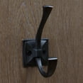 thumbnail image 5 of GlideRite Hardware Flared Decorative Double-Prong Wall Hook (Set of 10), 5 of 5