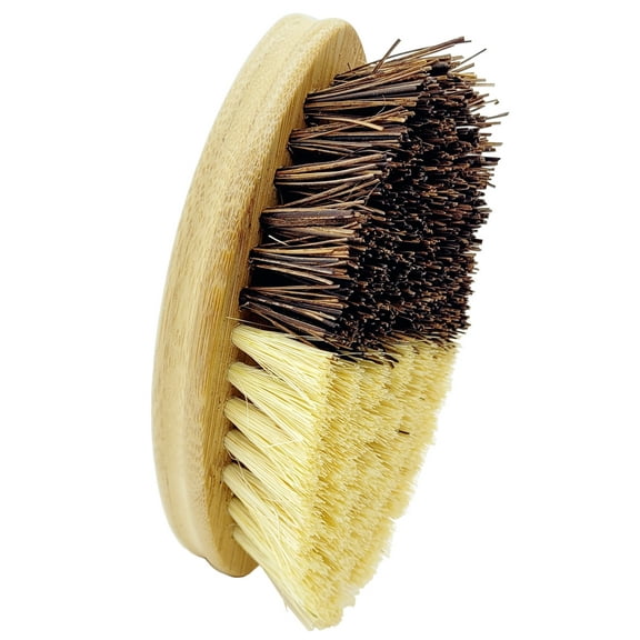 Simply Good Dual Bristle Eco-Friendly Scrub Brush - Two Scrubbing Tools In One
