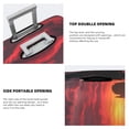 thumbnail image 3 of Fotbe Sunset Western Desert Cowboy Funda Protectora para Equipaje, Antirrayones y Resistente a la Suciedad, Compatible con Maletas de 18 a 32 Pulgadas-Small, 3 of 7