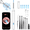 White, variant on VIIWII Ear Wax Removal Kit with Camera, 1080P HD Wireless Otoscope Ear Cleaner with LED Light & 6 Ear Spoons, Earwax Removal Tool for iPhone & Android