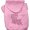 Pink, variant on Mirage Pet Products Louisiana Rhinestone Hoodie