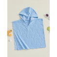 thumbnail image 5 of BemeyourBBs Toddler Baby Girl Boy Swim Cover Up Summer Beach Swimsuit Coverups Newborn Baby Poncho Seashell Pattern Hooded Infant Bathing Suit Cover Up One Piece Swimsuits, 5 of 9
