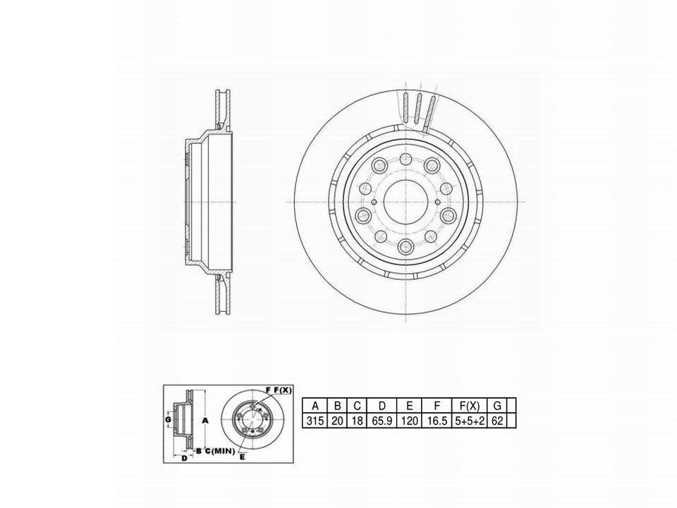 Winstop Brake Rotor, Rear WS247029, Lexus LS460 2017-2007