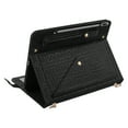 thumbnail image 6 of for Samsung Galaxy Tab S10 Ultra/S9 Ultra/S8 Ultra Case, Handbag PU Leather Stand Cover with Elastic Hand Strap and Detachable Adjustable Shoulder Strap, Pencil Holder, Document Card Pocket, Black, 6 of 9