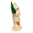 thumbnail image 3 of Ino Schaller Vintage Style Decor Santa German Paper Mache Candy Container 6.25 Inch, 3 of 6