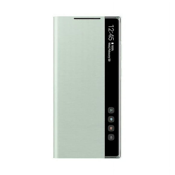 Apply To Samsung Mirror Smart View Flip-free Answering Cover Compatible Galaxy Note 20 / Note20 Ultra 5g Phone Led Cover S-view Cover Ef-zn985 Mobile