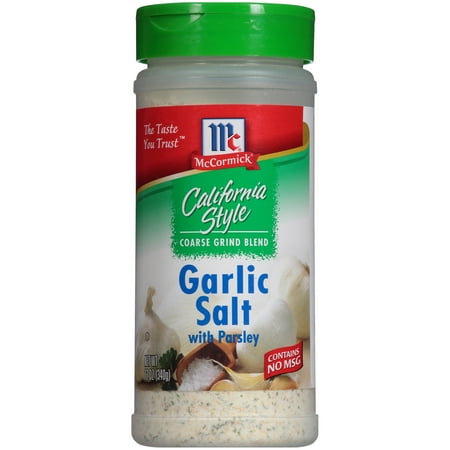 McCormick California Style Garlic Salt With Parsley Coarse Grind Blend, 12.0 oz