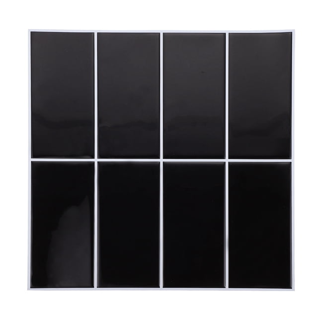 KAKOWELY 1Jgo Adhesivo De Pared En Negro Con Y 3D Fácil De Usar