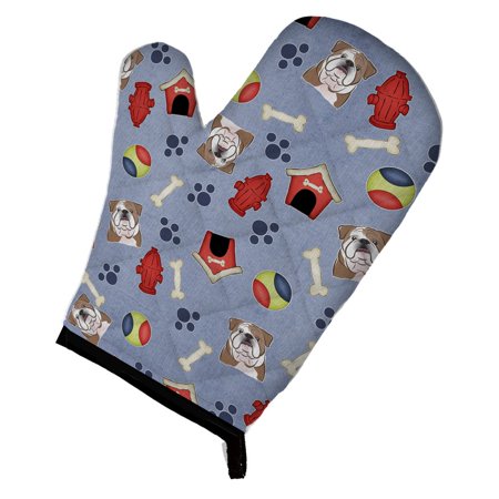 

Carolines Treasures BB3998OVMT Dog House Collection English Bulldog Oven Mitt Large multicolor