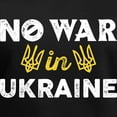 thumbnail image 3 of CafePress - No War In Ukraine Women's V Neck Dark T Shirt - Women's V-Neck Dark T-Shirt, 3 of 4