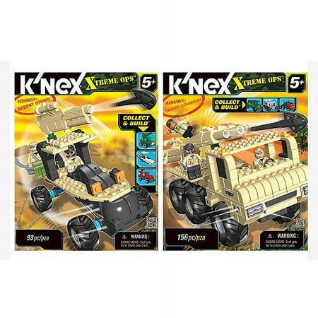 K'NEX Xtreme Ops Desert Building Set Bundle Pack