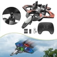thumbnail image 1 of Avión RC para niños, planeador RC, fácil de volar, juguete de planeo para exteriores, avión de juguete con de 360 degree, caza para niños, fiestas, rojo, 1 of 9