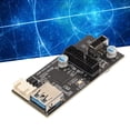 thumbnail image 4 of Tarjeta de expansión de USB3.0 A 19pin, material PCB Alta Compatibilidad USB3.2 Gen1 A 19 Pines Tipo E Tard para Computadora, 4 of 7