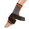 thumbnail image 4 of Unique Bargains Ankle Support Braces Unisex Adjustable Compression Ankle Brace for Sports One Size Fits Most Orange, 4 of 7