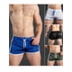 thumbnail image 2 of Pantalones cortos deportivos de malla transpirables de verano para hombre, con cordón ajustable, cintura elástica, rayas laterales, informales, para correr, fitness, ropa de playa, 2 of 6