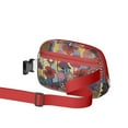 thumbnail image 2 of Boho Romantic Fanny Pack – Floral Waist Bag with Vintage Wildflowers, Cute Butterflies & Tropical Leaves, 2 of 4