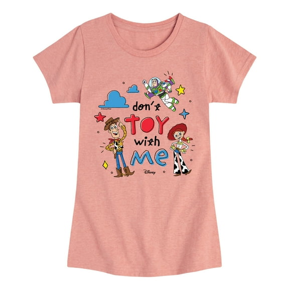 Toy Story - Dont Toy With Me - Toddler & Youth Girls Short Sleeve Graphic T-Shirt