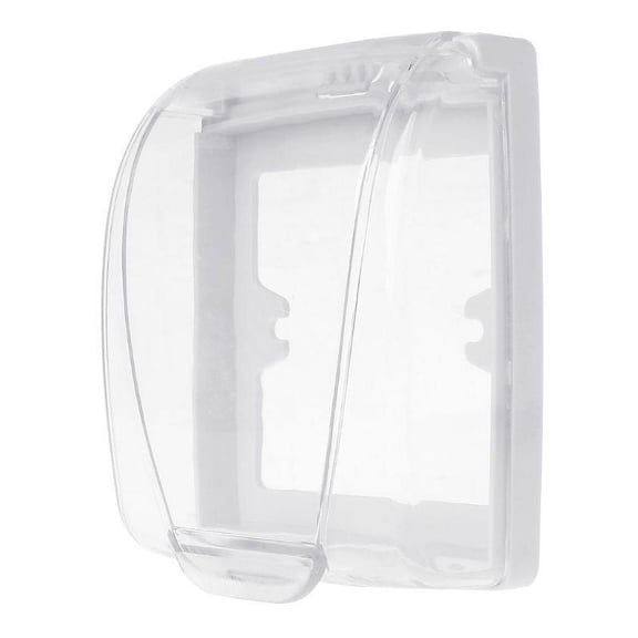 MANNYA Clear Waterproof Outlet Cover Switches Socket Protective Box Lockable Bubble Cover Bathroom Outlet Receptacle Protector