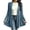 Light Blue, variant on cocolona Vintage Cardigan for Women Solid Color Long Sleeve Pleated Casual Tops Open Front Flowy Cardigan for Party