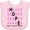 AD-Pink, variant on Inktastic Hope Breast Cancer Awareness Boys or Girls Baby Bib