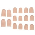thumbnail image 1 of Anti Abrasion Finger Protector Toe Cover, 16 Pack Toe Cover Caps Gel Breathable Toe Sleeves Protectors for Missing Ingrown Toenails, 1 of 9