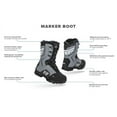 thumbnail image 4 of Botas de nieve Fly Racing Marker negras impermeables y térmicas, 4 of 4