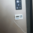 thumbnail image 2 of Digital Refrigerator Thermometer Indoor Outdoor Fridge Freezer Thermometer with 2 Sensor and Alarm for Home Restaurant, 2 of 7