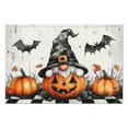thumbnail image 3 of Happy Halloween Spooky Trick or Treat Table Mats Set of 4 12x18in Inch Seasonal Fall Holiday Table Mat Durable No Slip Outdoor Indoor Table Mats for Wedding Restaurant & Camping, 3 of 6