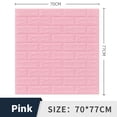 thumbnail image 2 of Gray 70x77cm PE Foam Self Adhesive 3D Wall Stickers Wallpaper, 2 of 8