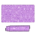 thumbnail image 2 of Bingfone Lilac Glittering Large Gaming Mouse Pad,Extended Desk Mousepad With Stitched Edges,Non-Slip Base,Water Resist Keyboard Pad For Gamer, Office & Home, 29.5 X 16 In, 2 of 9