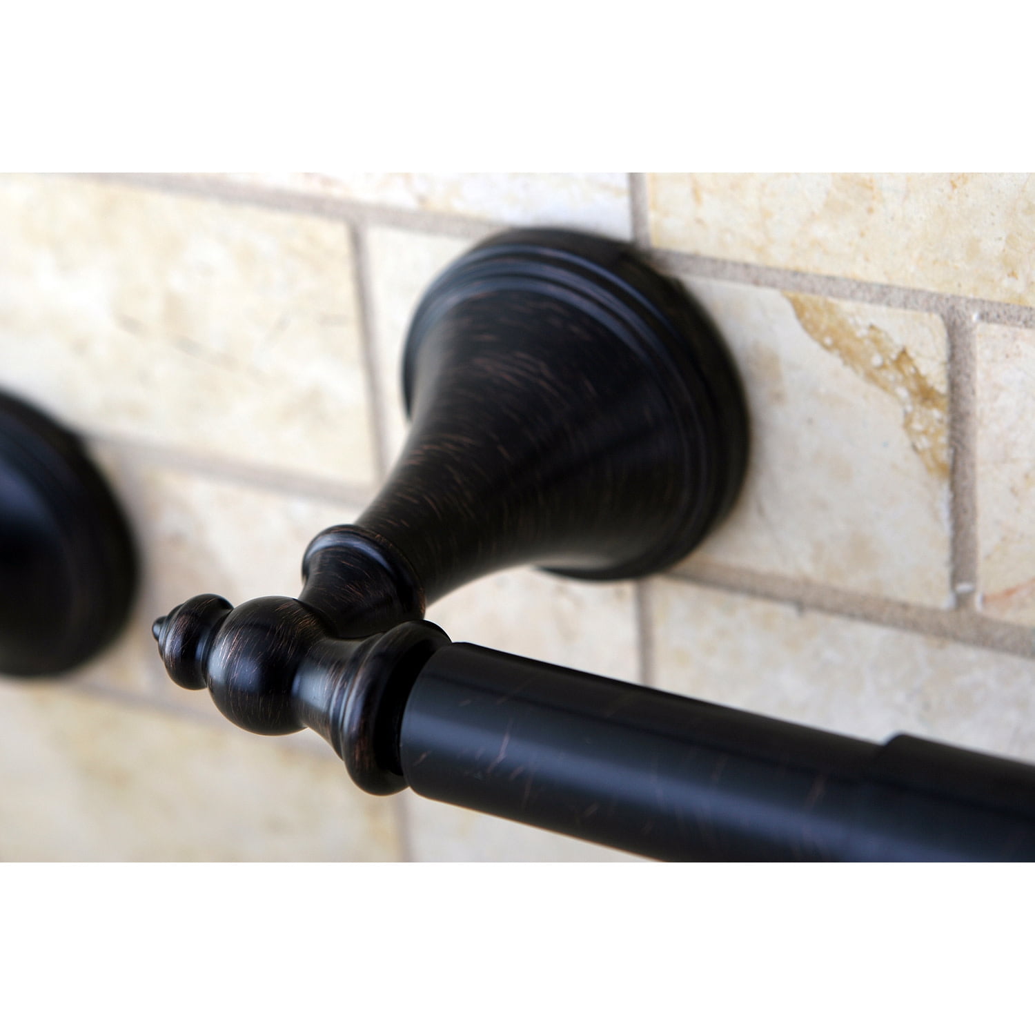 Kingston Brass BAHK161212478ORB Naples Collection 5-piece Towel Bar Bath Hardware Set, Oil Rubbed Bronze