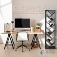 thumbnail image 2 of Librero Organizador Estante Vertical Minimalista 165 cm de Alto Moderno de Metal y Melamina para Sala Comedor Dormitorio Oficina o Recamara., 2 of 10