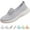 Grey, variant on Women’s Quick-Dry Water Shoes, Lightweight Aqua Sneakers with Breathable Mesh, Slip-On Swim Shoes for Beach, Pool, Kayaking, Hiking