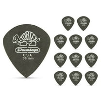 Dunlop Tortex Pitch Black Jazz Guitar Picks 1 Dozen .88 mm