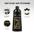 thumbnail image 6 of Meidu 3 in 1 Natural Hair Dye Ginger Color Shampoo for Men and Women 500ml- Black, 6 of 13