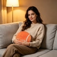 thumbnail image 2 of ChicYu Ball Shaped Pillow Plush Stuffed Soft 8 Inch Round Throw Pillow Sports Theme Cushion Bedroom Living Room Home Sofa Bed Decor Almohada Pelota, 2 of 6